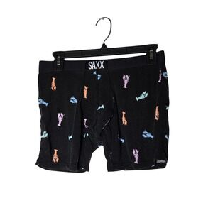 SAXX Ballpark Pouch VIBE Super Soft Lobster Boxer Briefs Size Large Stretch